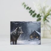 Wolfspostkarte Reihe 1-2 Postkarte (Stehend Vorderseite)