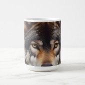 Wolfsprotrait Kaffeetasse (Mittel)