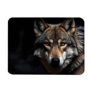 Wolfsprotrait Magnet