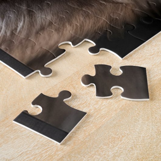 Wolfsprotrait Puzzle (Seite)