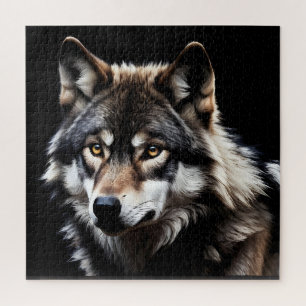 Wolfsprotrait Puzzle