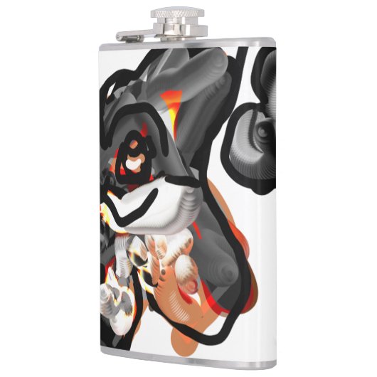 Wolfspucke Flachmann (Links)