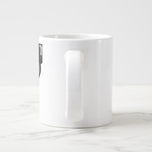 Wolfspucke Jumbo-Tasse (Rückseite)