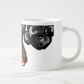 Wolfspucke Jumbo-Tasse (Rechts)