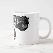 Wolfspucke Jumbo-Tasse (Rechts)