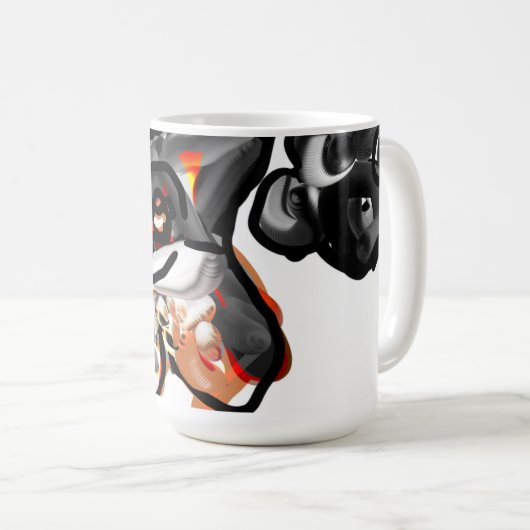 Wolfspucke Kaffeetasse (VorderseiteRechts)