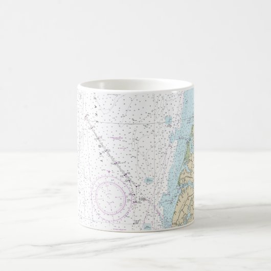 Wolfspur zu Smith Point Schönheitsdiagramm Kaffeetasse (Mittel)