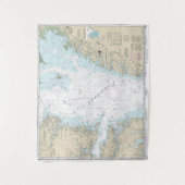 Wolfspur zu Smith Point Schönheitsdiagramm Wandteppich (Vorderseite)