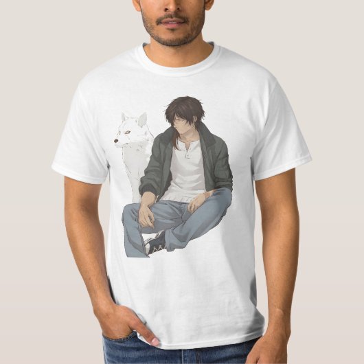 " Wolfsreain - Kiba" T-Shirt (Vorderseite)