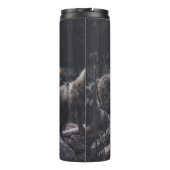WOLFSRUDEL AUF FELSFORMATION THERMOSBECHER (Rückseite)