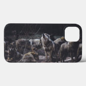 Wolfsrudel Case-Mate iPhone Hülle (Rückseite (Horizontal))