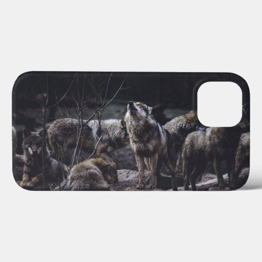 Wolfsrudel Case-Mate iPhone Hülle (Rückseite (Horizontal))