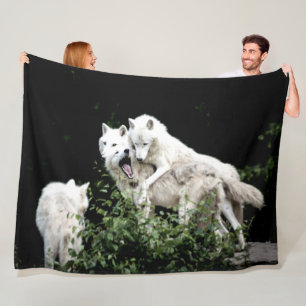 WOLFSRUDEL FLEECEDECKE