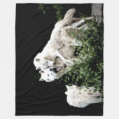 WOLFSRUDEL FLEECEDECKE (Vorderseite)