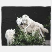 WOLFSRUDEL FLEECEDECKE (Vorderseite (Horizontal))