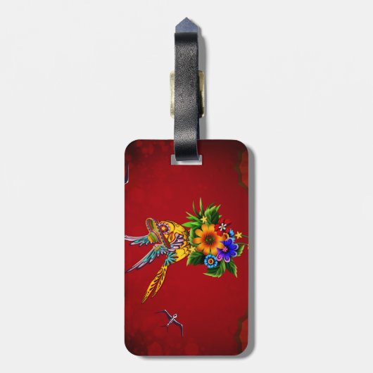 Wolfsrudel Gepäckanhänger (Rückseite vertikal)