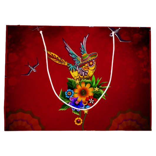 Wolfsrudel Große Geschenktüte (Rückseite)