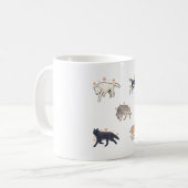 Wolfsrudel Kaffeetasse (Vorderseite Links)