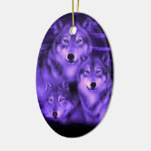 Wolfsrudel Keramikornament (Links)