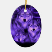 Wolfsrudel Keramikornament (Vorne)