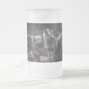 Wolfsrudel Mattglas Bierglas