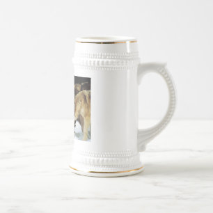 Wolfsrudelbier stien bierglas