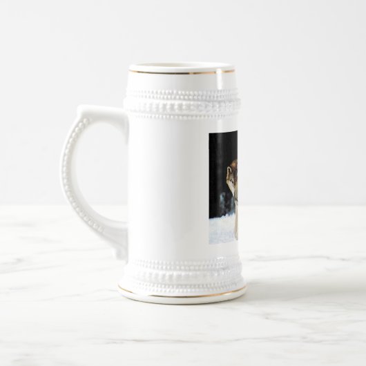 Wolfsrudelbier stien bierglas (Links)