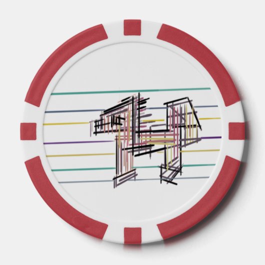 Wolfssommerfreude pokerchips (Vorderseite)