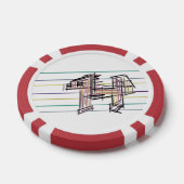 Wolfssommerfreude pokerchips (Einzeln)