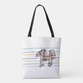 Wolfssommerfreude Tasche (Rückseite)