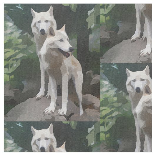 Wolfsstoffe Stoff (Nahaufnahme)
