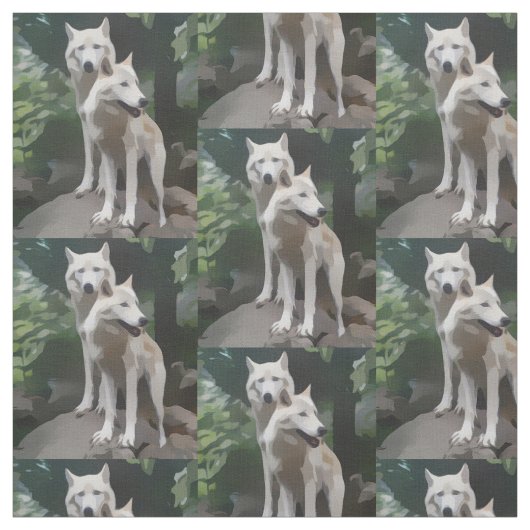 Wolfsstoffe Stoff (Muster)