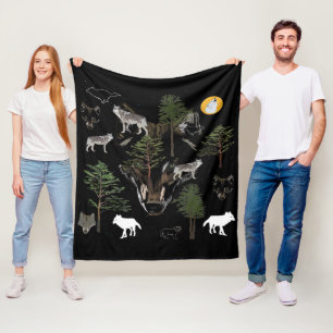 Wolfstraum Fleecedecke