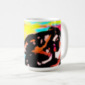 Wolfsuntergang wild kaffeetasse (VorderseiteRechts)