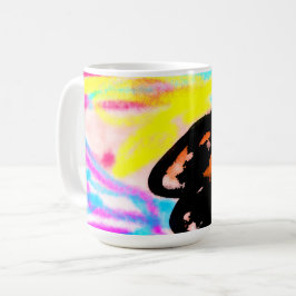 Wolfsuntergang wild kaffeetasse