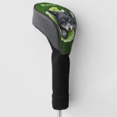 Wolfswelpe im Grünen: Golf Headcover (angewinkelt)