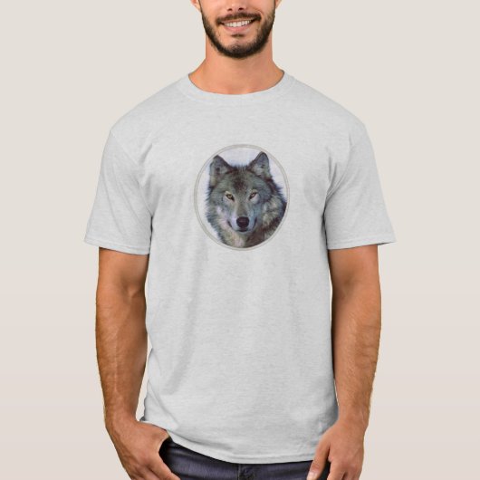Wolftiertotem T-Shirt (Vorderseite)