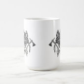 Wolftotem Kaffeetasse (Mittel)