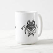 Wolftotem Kaffeetasse (VorderseiteRechts)