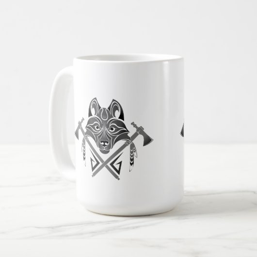Wolftotem Kaffeetasse (Vorderseite Links)