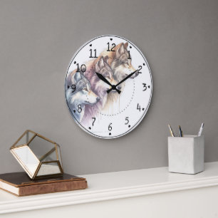 Wolftrio Große Wanduhr
