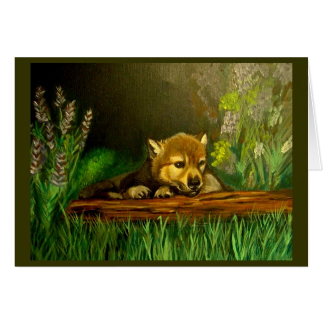 Wolfwelpe (Vorderseite (Horizontal))