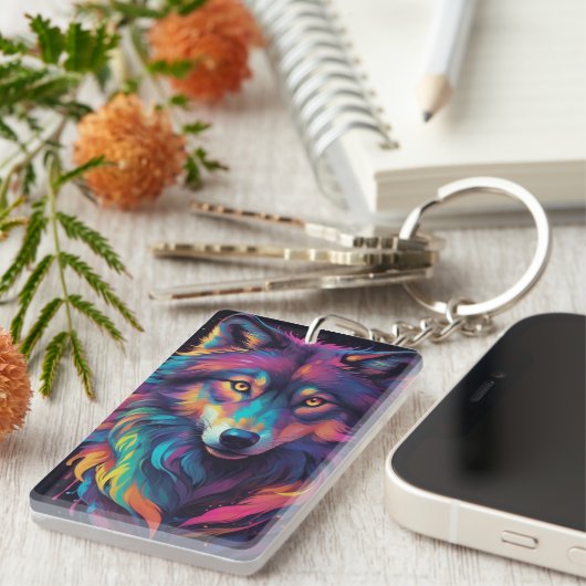 Wolfy Schlüsselanhänger (Vorderseite rechts)