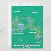 Wolga-Baltic-Wasserstraße Russland (Rückseite)