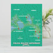 Wolga-Baltic-Wasserstraße Russland (Stehend Vorderseite)