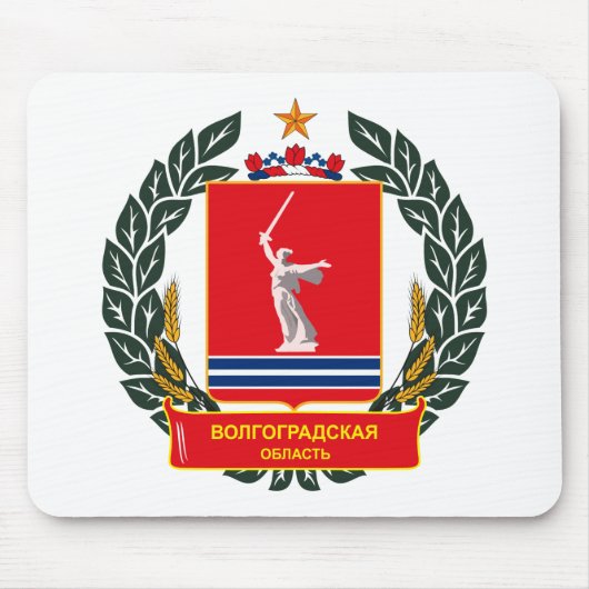 Wolgograd-Wappen Mousepad (Vorne)