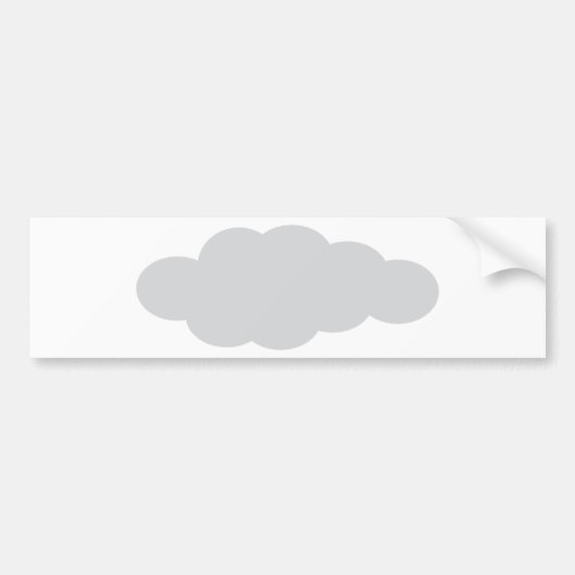 Wolke 9 autoaufkleber (Vorne)
