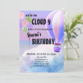Wolke 9 einladung (Stehend Vorderseite)