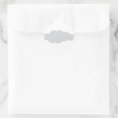 Wolke 9 runder aufkleber (Tasche)