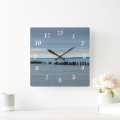 Wolke an der Whitefish Bay Wall Uhr (Zuhause)